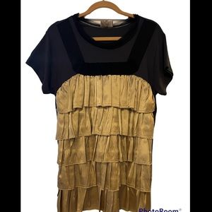 Lanvin Silk ruffle blouse